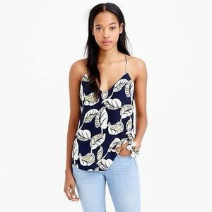 J.Crew 8 Carrie V-neck Silk Camisole Top